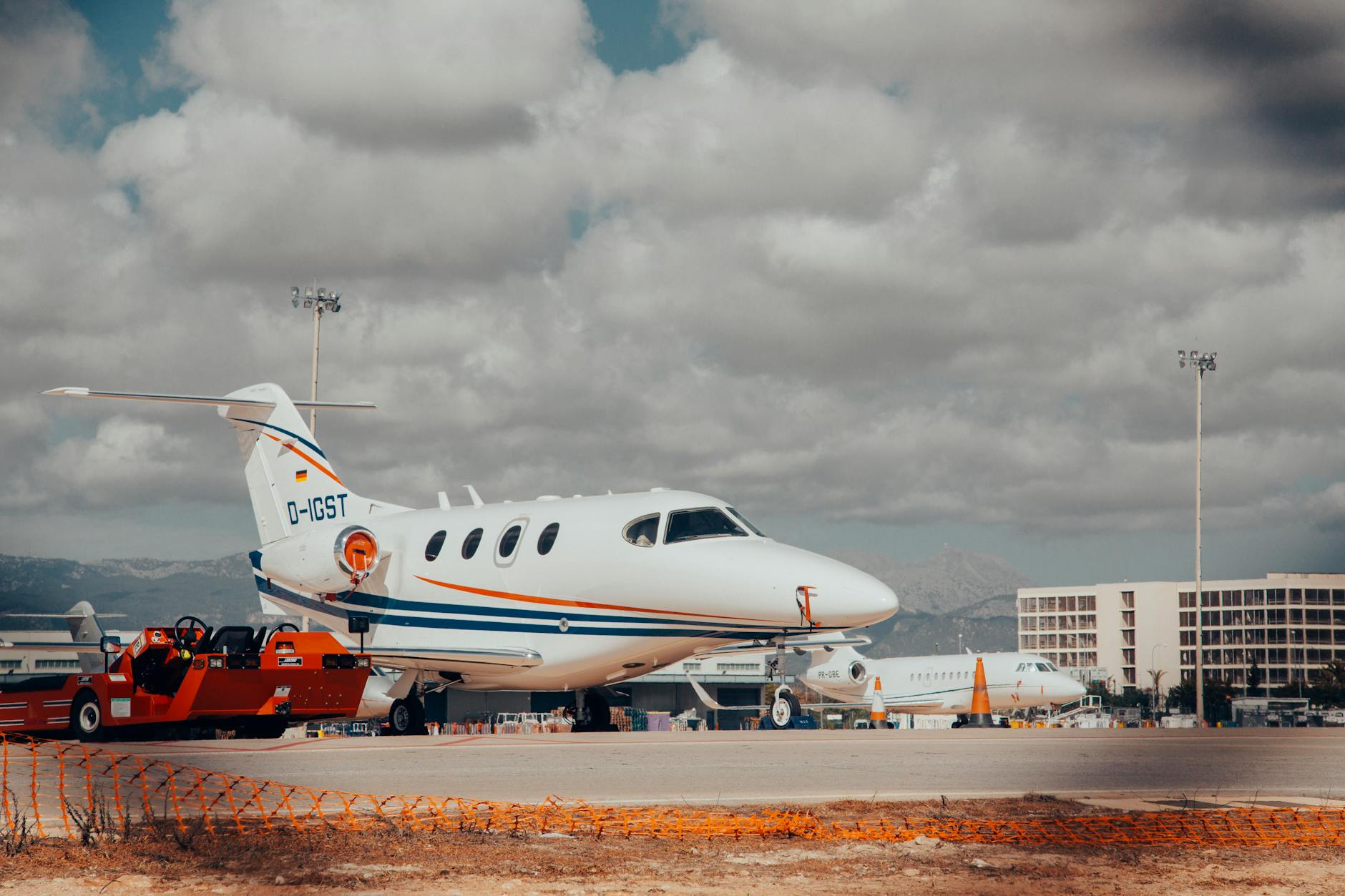 plane on an airport