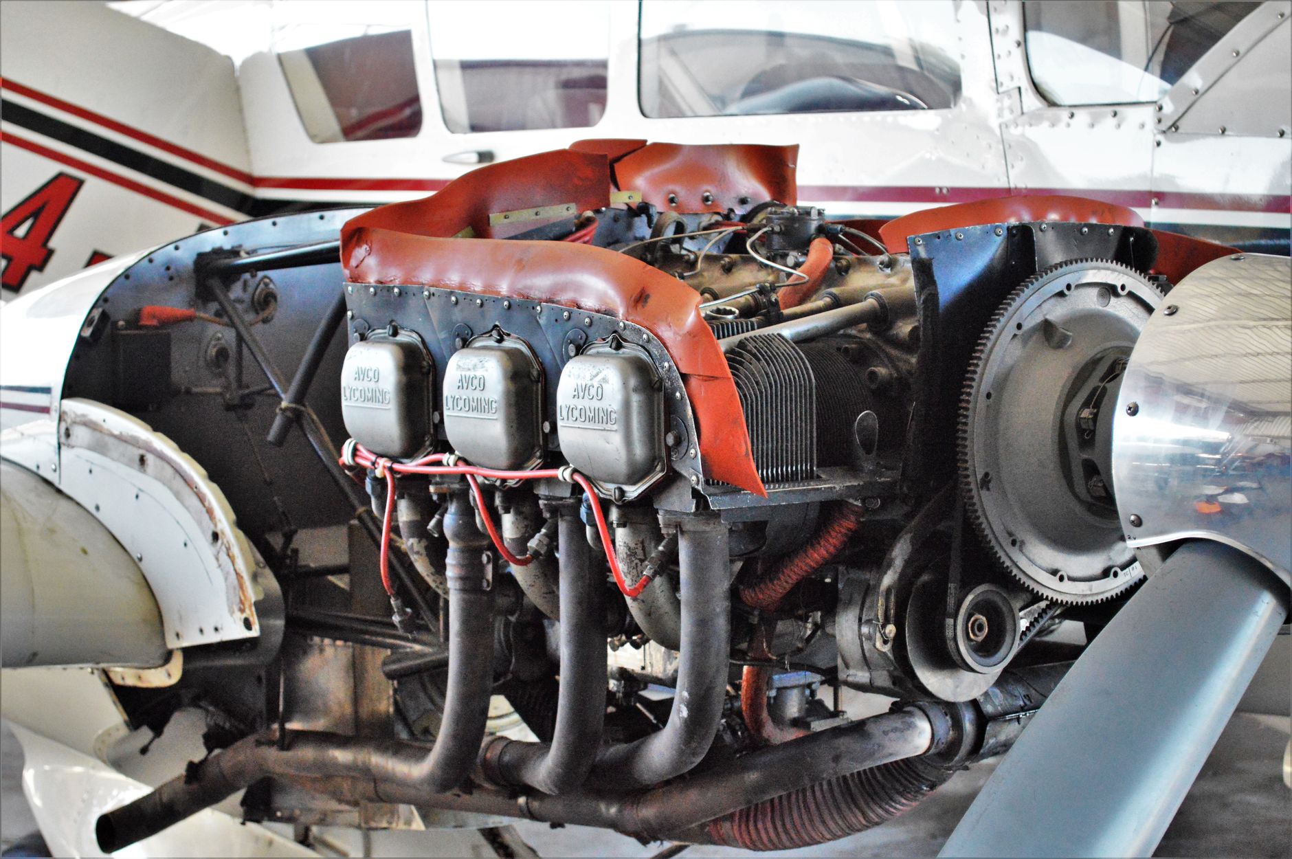 interior of industrial vehicle