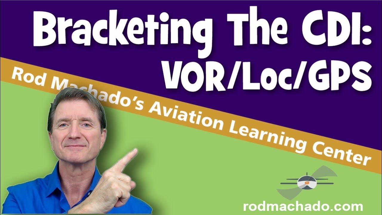 Bracketing a VOR, LOC or GPS Course Using Only the Attitude Indicator — video thumbnail (Rod Machado)